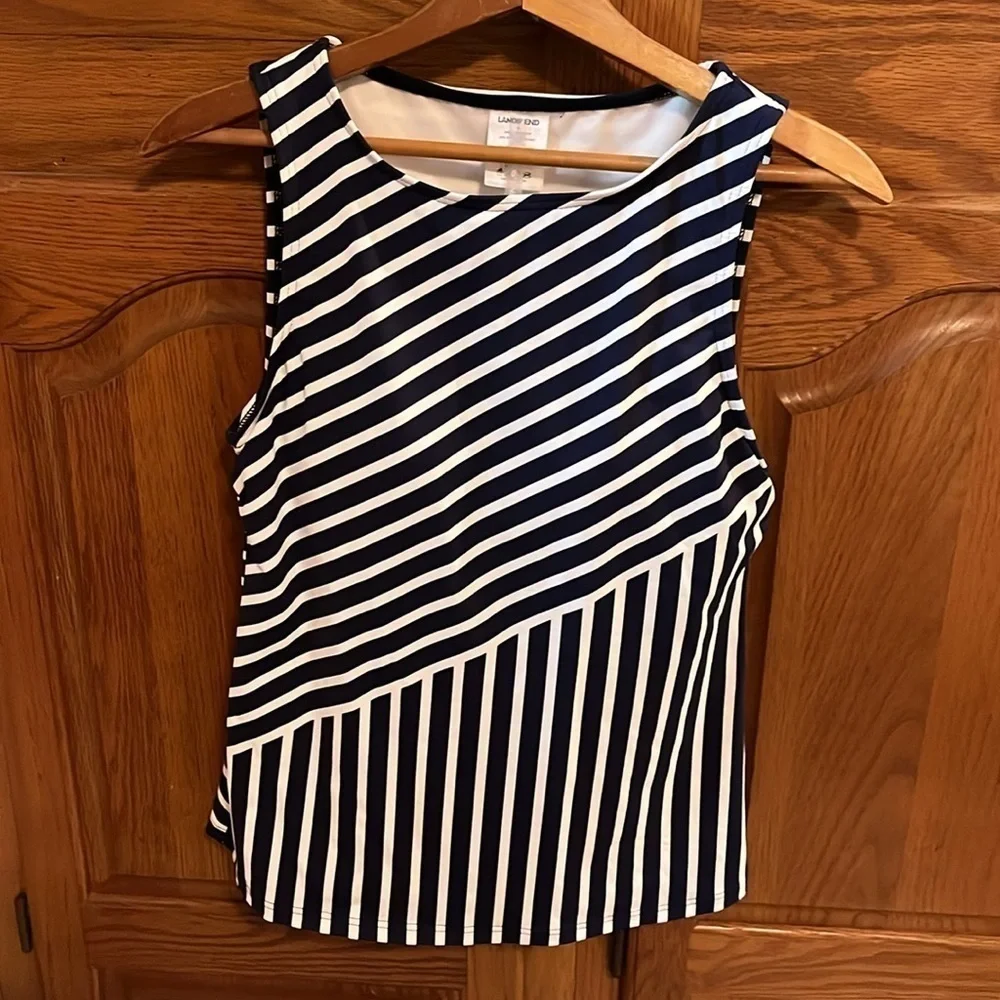 Lands End High Neck Tankini